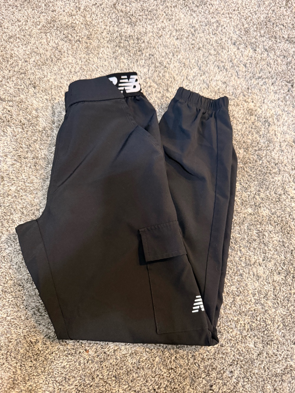 New Balance Black Kids' athletic pants